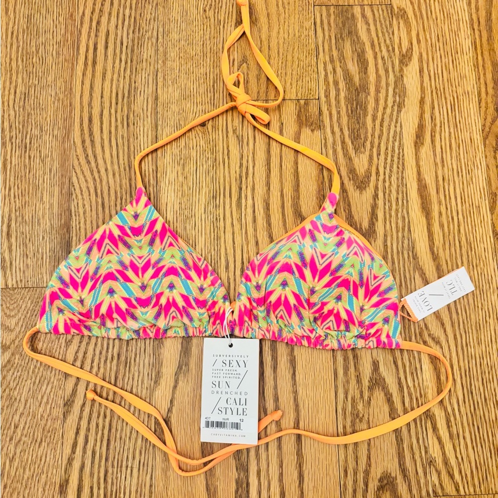 Vitamin A Reversible Bikini Top size 12
